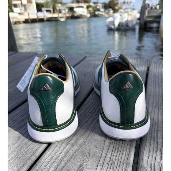 Adidas MC Z-Traxion Spikeless Golf Shoes JH6127 Mens Size White Green Gold main image 8